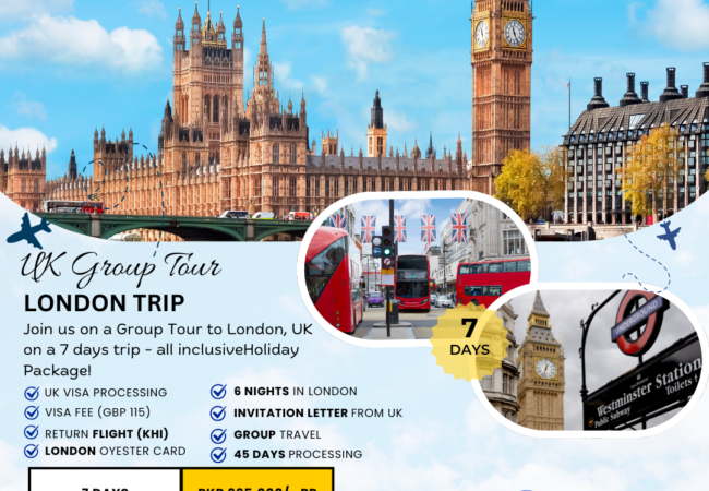 London 7 Days Group Tour Package