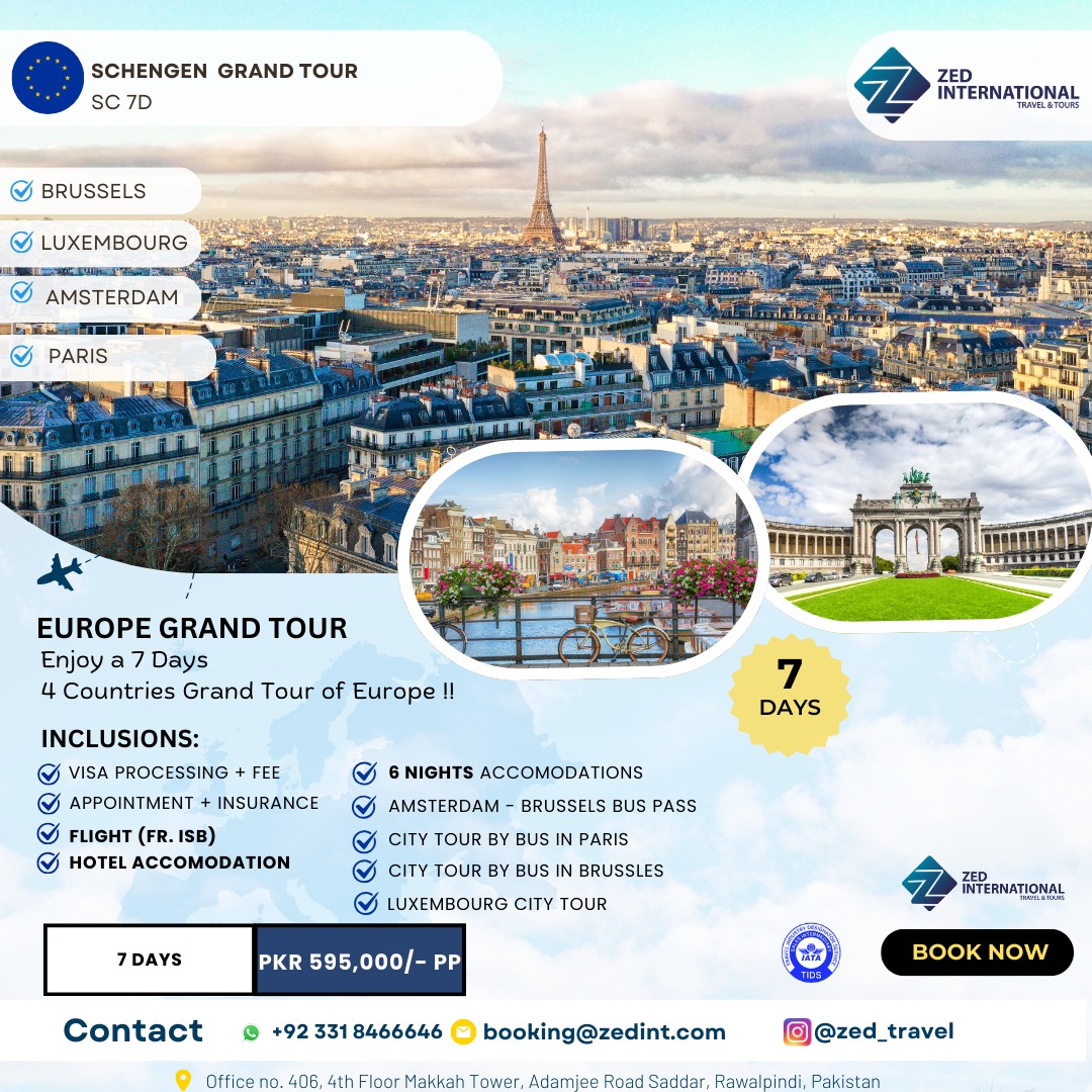 Schengen Grand Tour - Belgium, Luxembourg, France, Netherlands - 7 Days