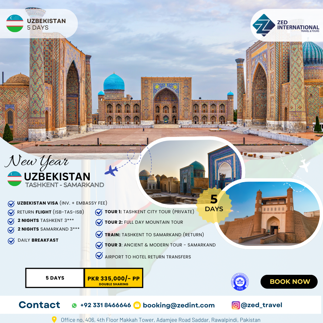 Uzbekistan 5 Days New Year Package by ZED International